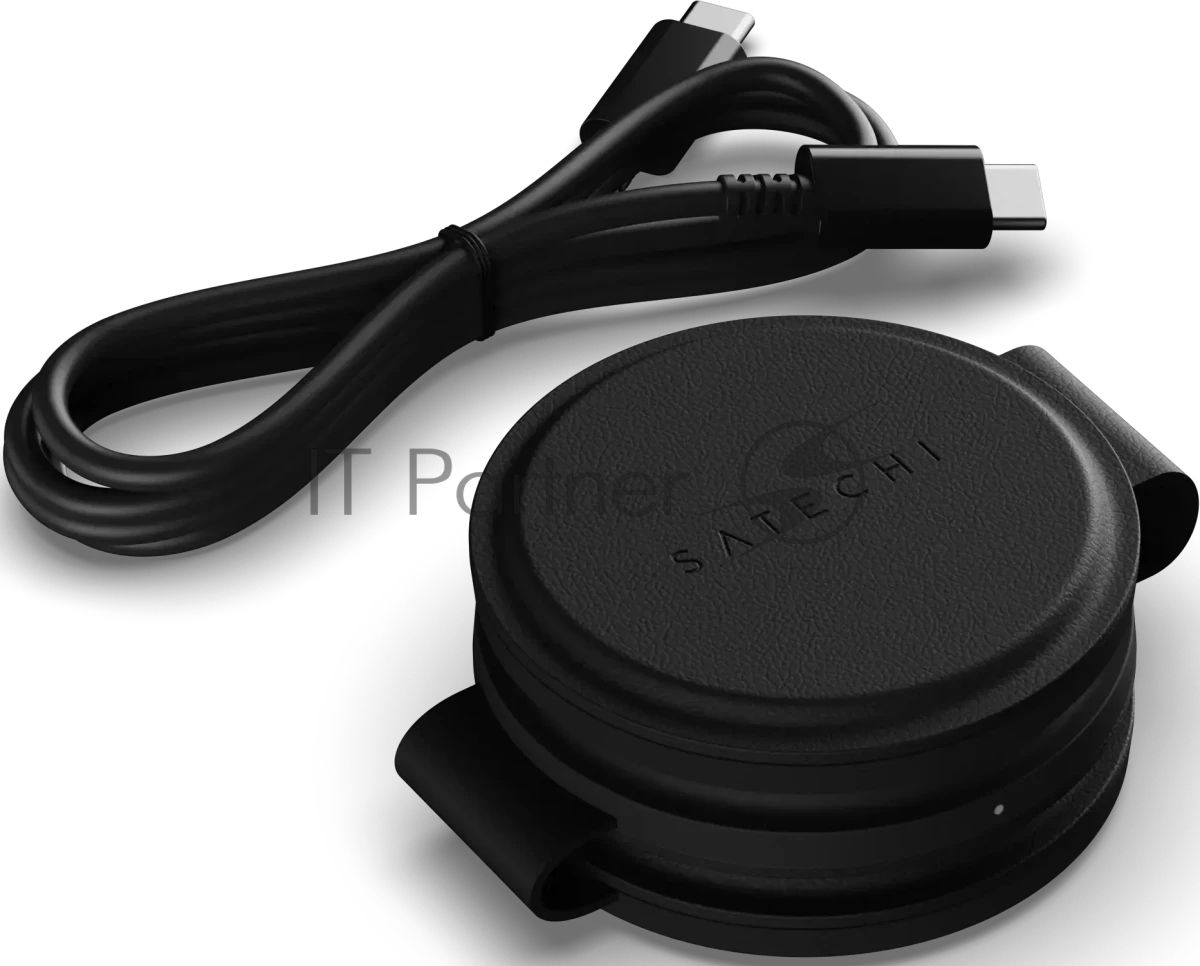 Переносное зарядное устройство Satechi Qi2 OntheGo 3-in-1 Wireless Charger, черный