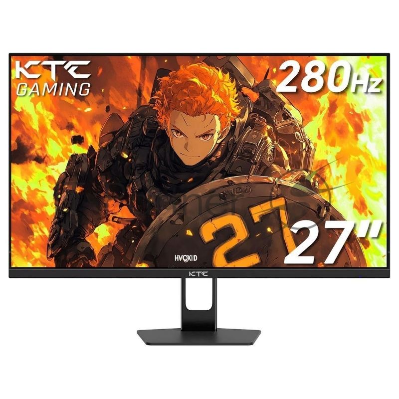 Монитор 27" KTC H27E22P VA 1920x1080, 280 Гц, 1 мс, 16:9, 350 кд/м², 2xHDMI, 1xDP, 1xUSB, 1x3.5 мм, черный