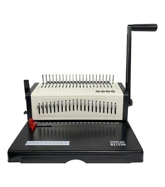 Переплетчик Office Kit B2125N A4/перф.23л.сшив/макс.500л./пластик.пруж. (4.5-51мм)