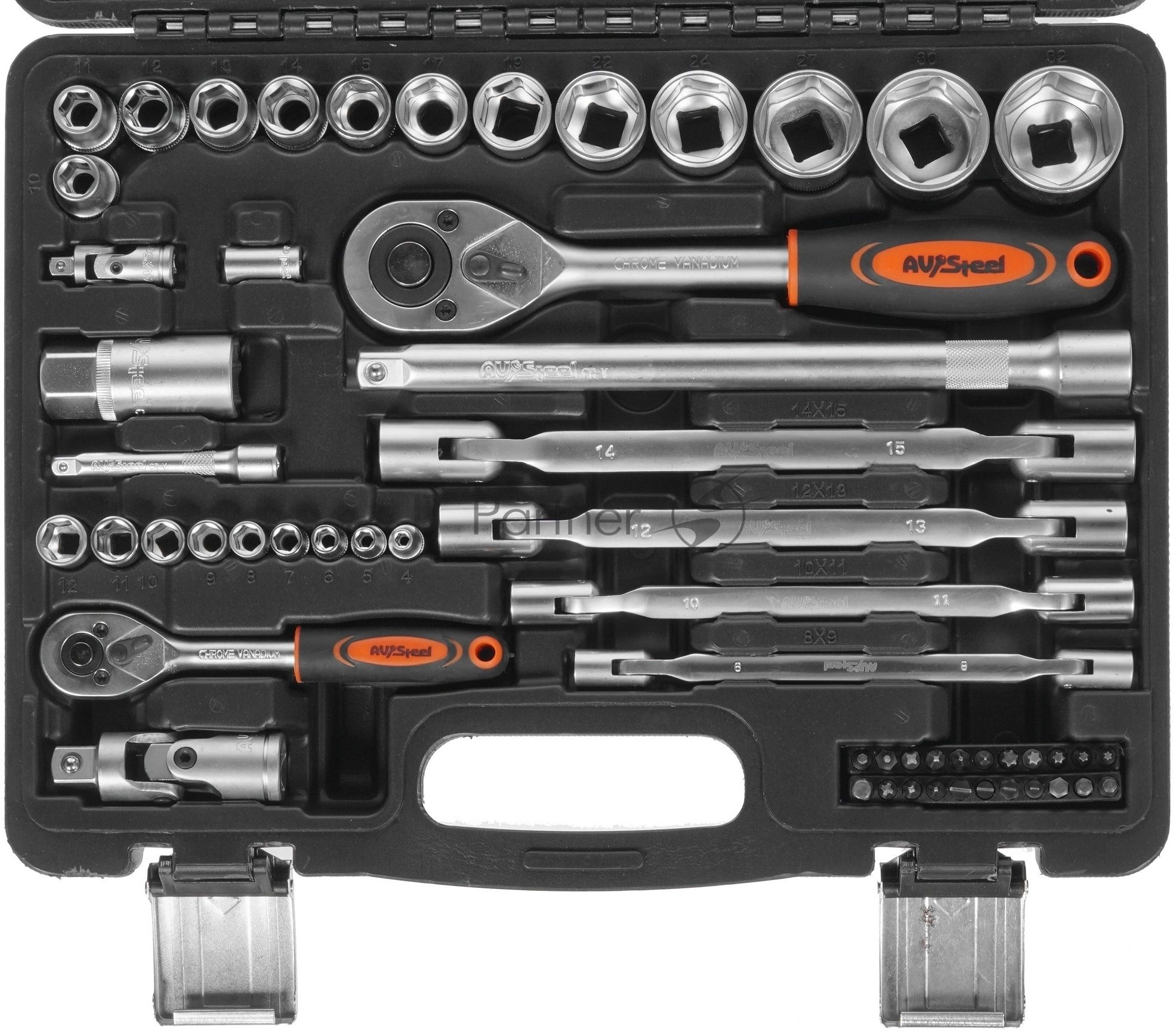 Набор инструмента AVSTEEL AV-011076 76 предм. профессион.