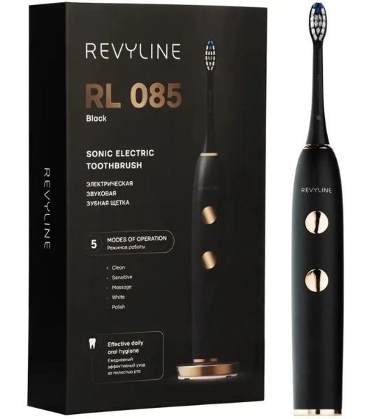 Электрическая зубная щетка Revyline RL 085, чёрная