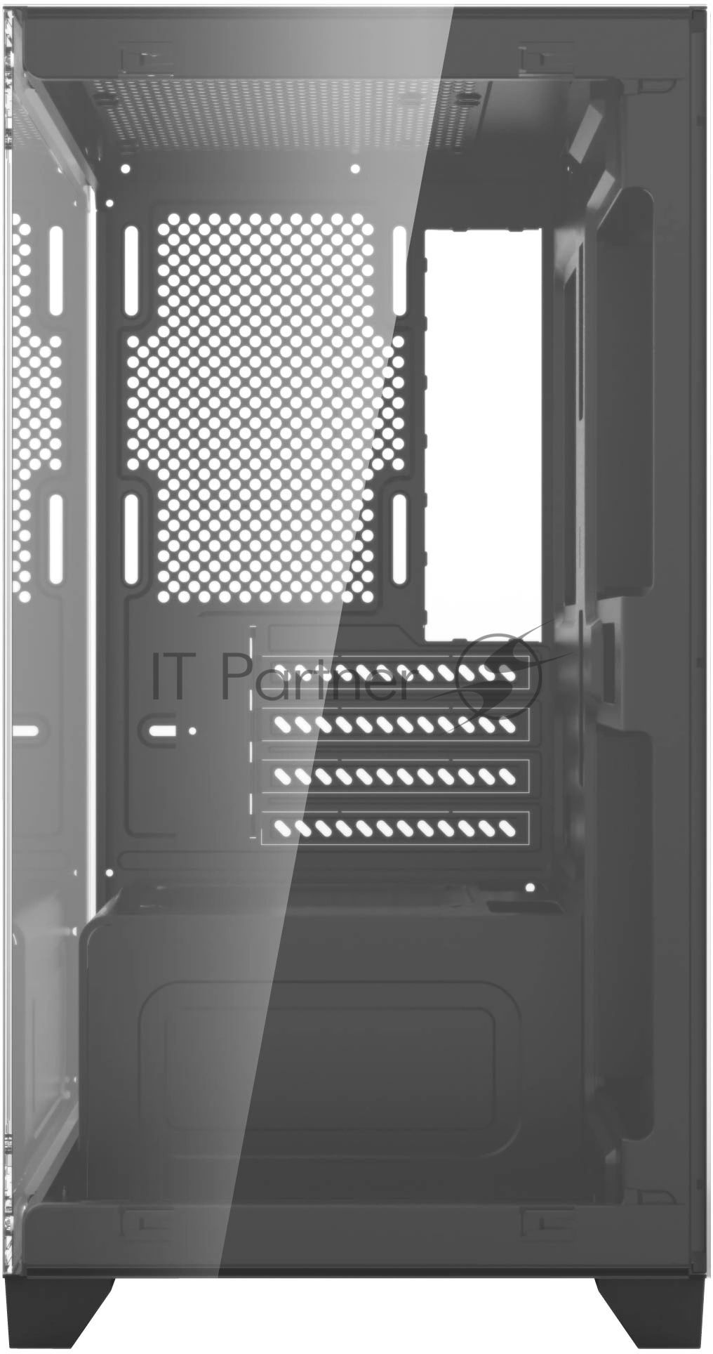 Компьютерный корпус Bloody BD-CC103 черный без БП mATX 7x120мм 1xUSB 2.0 1xUSB 3.0 audio bott PSU