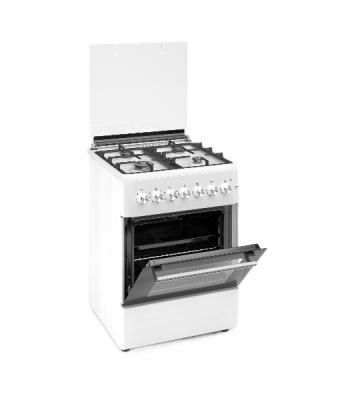 Комбинированная плита REEX RPF-60 WH 4 Газовые конфорки Электрическая духовка