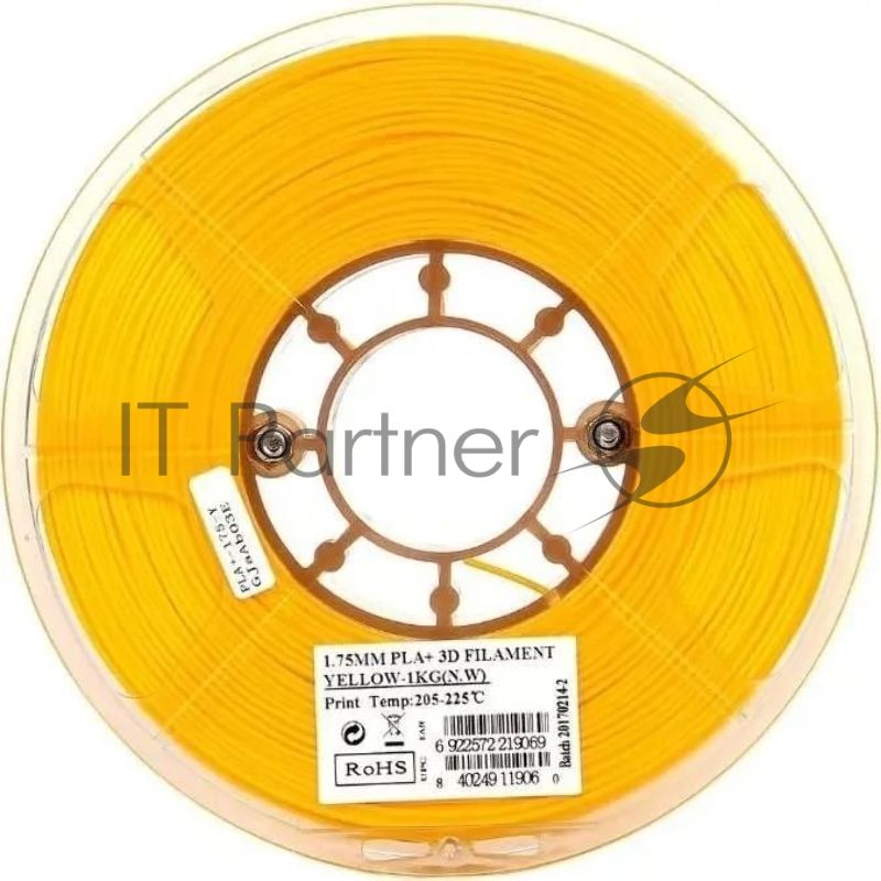 Пластик для принтера 3D Esun PLA+175Y1 PLA d1.75мм 1кг 1цв. желтый