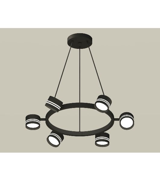 Светильник Ambrella light XB9193202/6 SBK/FR черный песок/белый матовый GX53 (C9193, N8478)