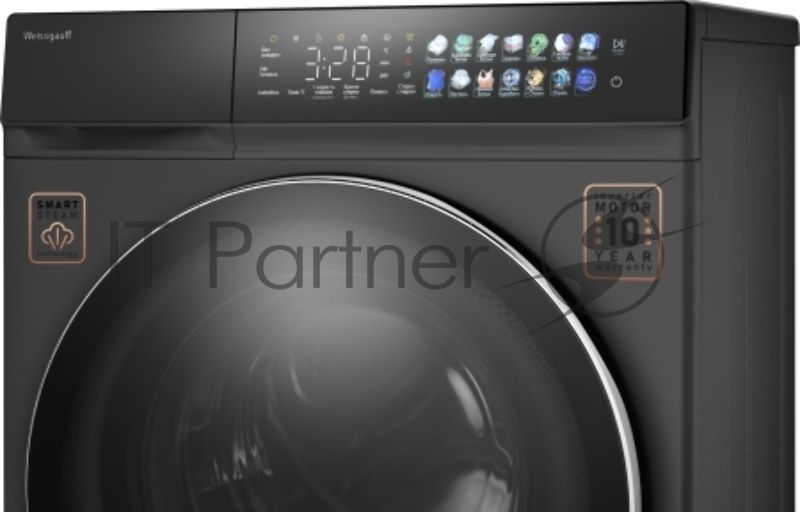 Стиральная машина Weissgauff WM 996 Autodose Inverter Touch серая, загрузка фронтальная 11кг, 1400 об/мин., класс: A+++
