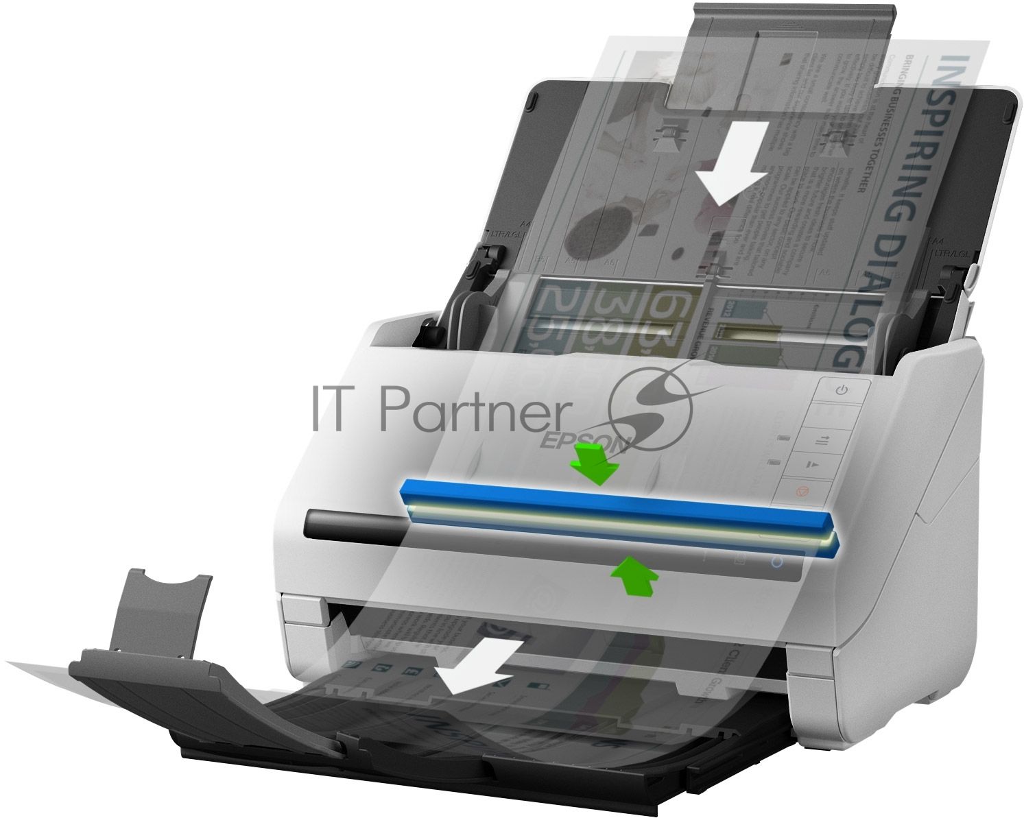 Сканер Epson WorkForce DS-530II A4