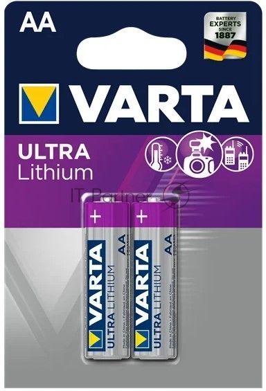 Элемент питания VARTA LITHIUM/ULTRA LITHIUIM AA бл. 2