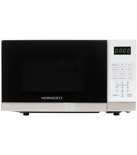 Микроволновая печь Horizont HSD202W белый, 20 л, 700 Вт, переключатели - сенсор