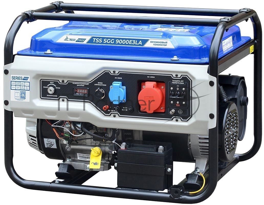 Электрогенератор бензиновый ТСС TSS SGG 9000E3LA, 8.5 кВт, 80 дБ, 88 кг