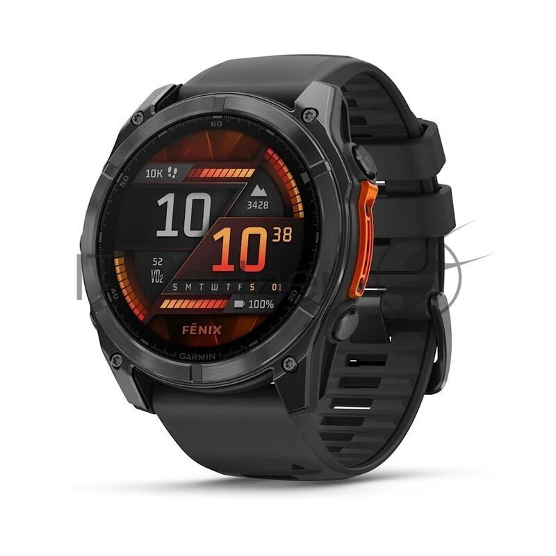 Смарт-часы Garmin Fenix 8 AMOLED серый, черный 51мм