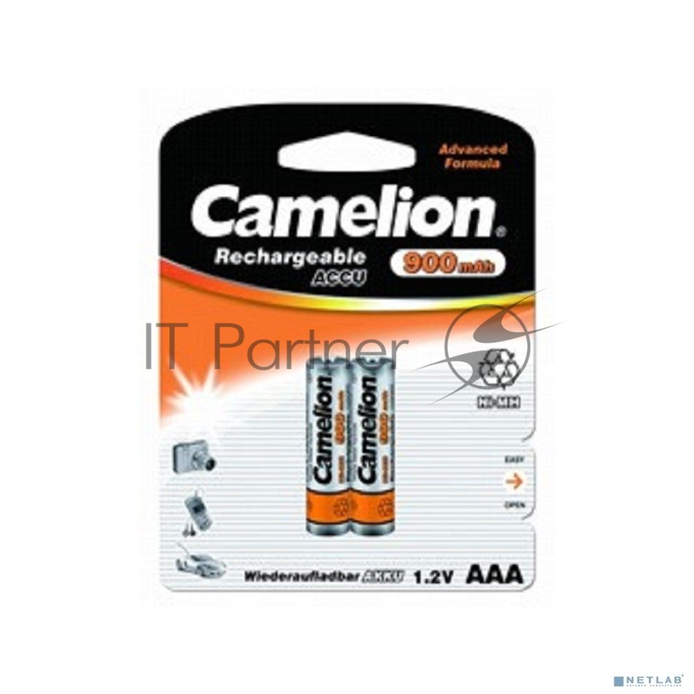 Аккумулятор Camelion AAA- 900mAh Ni-Mh BL-2 (NH-AAA900BP2, аккумулятор,1.2В)