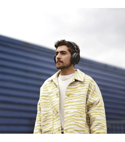 Беспроводные/проводные наушники Sennheiser Momentum 4 Wireless черный, полноразмерные, Bluetooth + Jack 3.5 мм, активное шумоподавление, до 60 ч