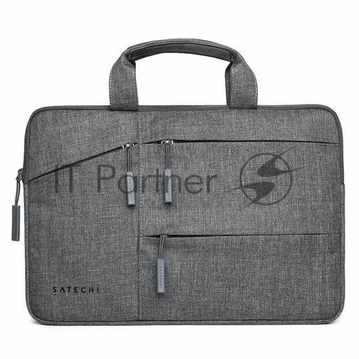 Сумка Satechi Water-Resistant Laptop Carrying Case для ноутбуков до 15" дюймов. Материал нейлон. Цвет серый.