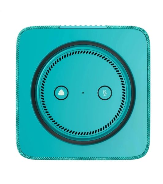 Умная колонка Яндекс Станция Макс, 65Вт, 1 динамик, часы, Алиса, Wi-Fi, Bluetooth 5.0, Zigbee, бирюзовый