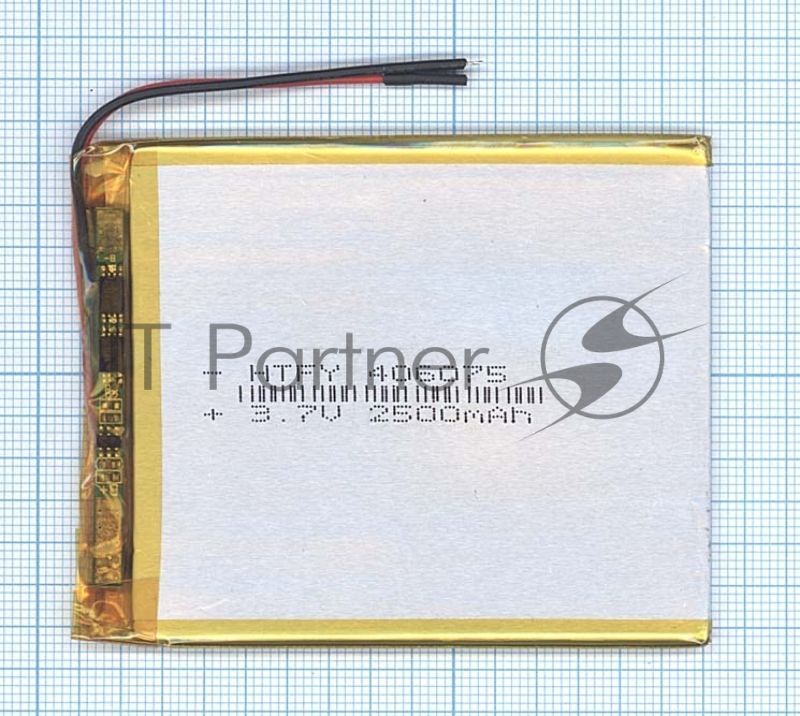 Аккумулятор Li-Pol (батарея) 4x60x75мм 2pin 3.7V/2500mAh