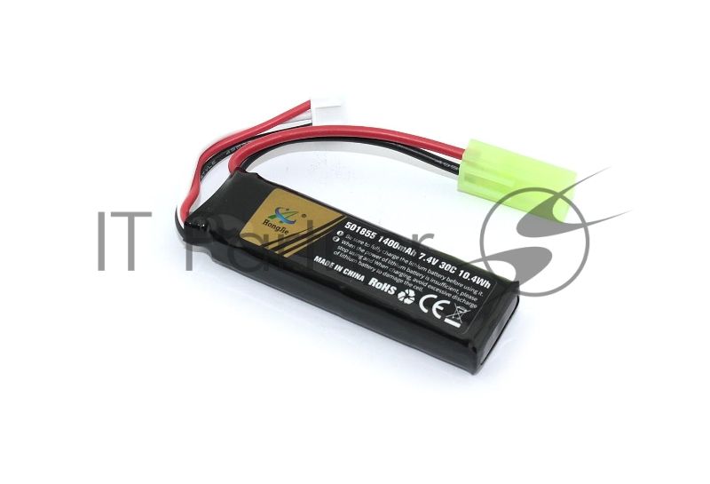 Портативный аккумулятор Li-Pol 7.4v 501855 1400mAh разъем mini Tamiya plug
