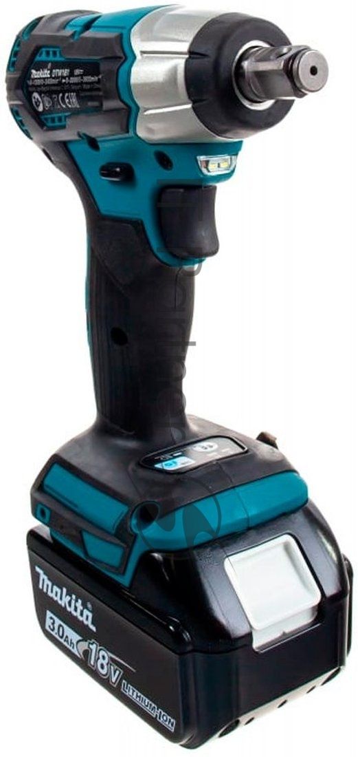 Гайковерт акк Makita DTW181RFE  (уд) б\щет,18В, 2х3АчLi-Ion,0-3600у\м,180Нм, квадрат 1\2",1.2кг, по