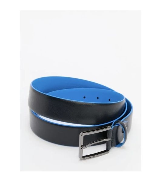 Ремень мужской Piquadro Blue Square CUBOX15B2R/BLU2, синий, натур.кожа