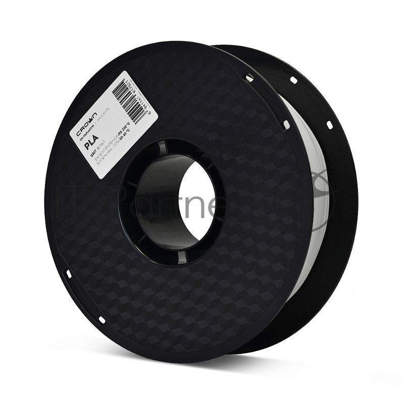 Филамент Crown Micro CM-FILPLA001W PLA 1.75 1кг белый