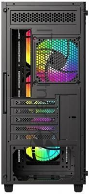 Корпус Case ID-Cooling WARE 300 ARGB Black mATX/win TG/ 4 fans/ Type C/ CPU 160mm/ GPU 320mm/ no PSU