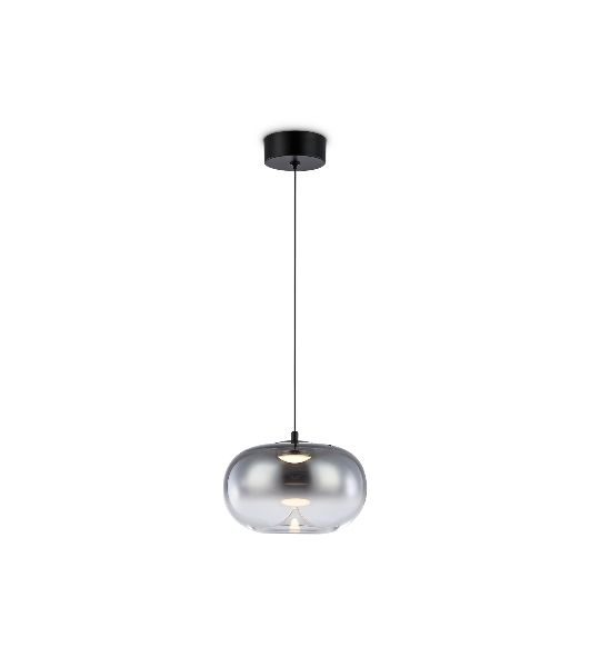 Подвесной светодиодный светильник Ambrella light LH11082 BK/SM черный/дымчатый 4W 3000K D180*130