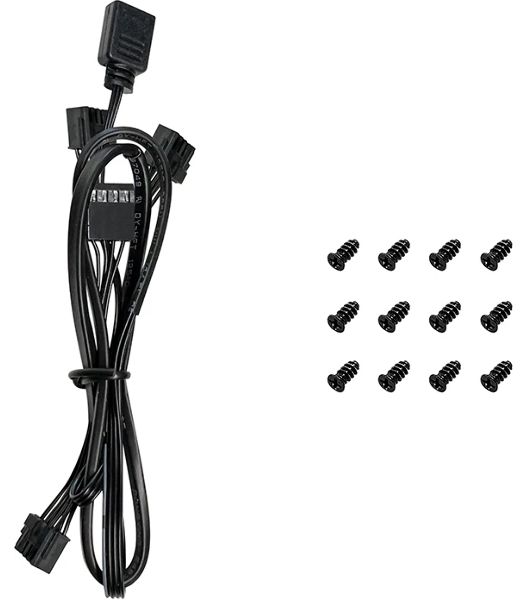 Вентилятор для корпуса Deepcool FL14R-3 IN 1 140mm, 500-1700rpm, 66.59CFM, 31.46dBa (3-pack)