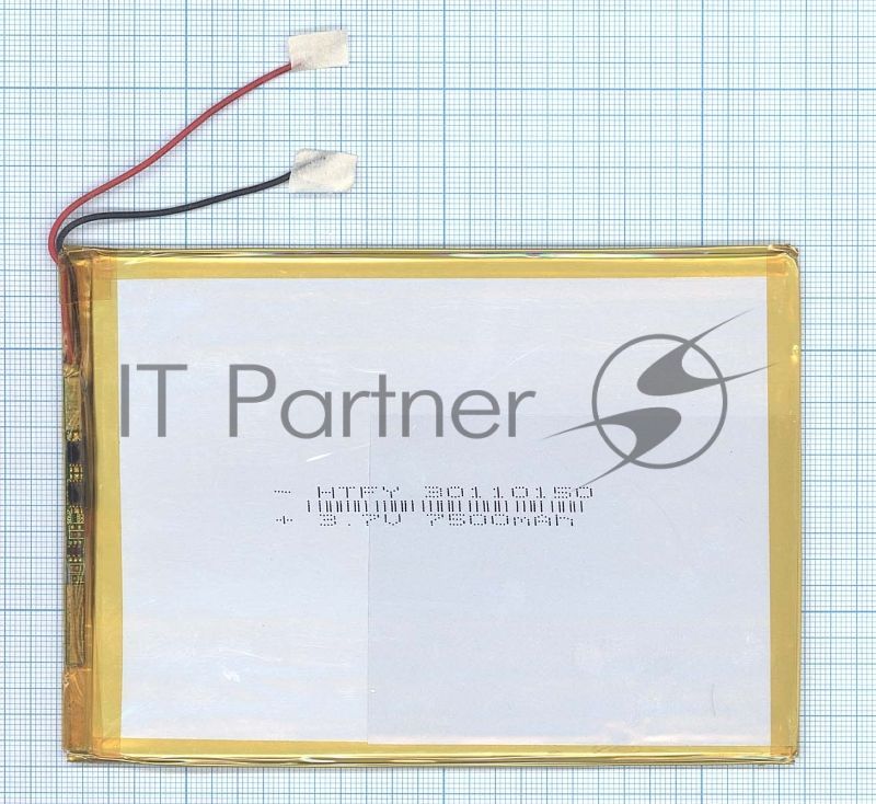 Аккумулятор Li-Pol (батарея) 3*110*150мм 2pin 3.7V/7500mAh