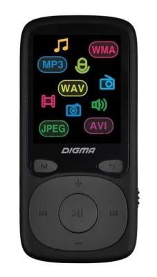 Плеер Hi-Fi Flash Digma B4 8Gb черный/1.8"/FM/microSDHC