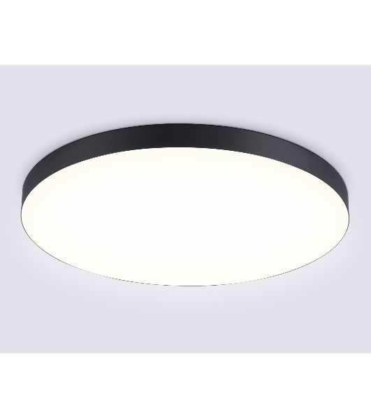 Потолочный светодиодный светильник Ambrella light FV5541 BK черный LED 130W 3000K D800*58 (Без ПДУ)