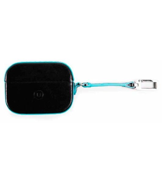 Чехол для наушников Piquadro Blue Square AC5308B2/N черный натур.кожа