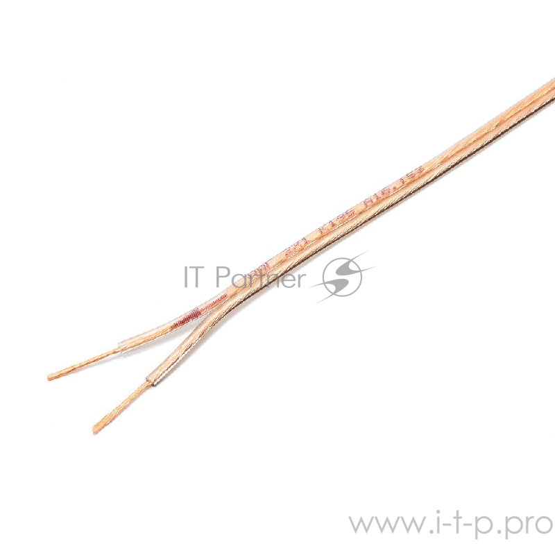 Акустический кабель Cablexpert CC-TC2x1,0-50M, прозрачный,  50 м, на катушке
