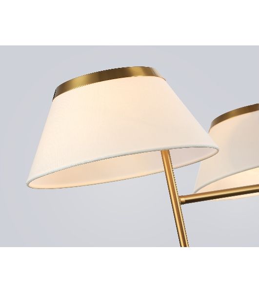 Люстра Ambrella light LH72471/3 BS/WH латунь/белый Е14/3 max 40W D800*290-1080
