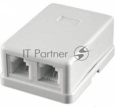 Розетка RJ-11 Двухпортовая, 2х6р4с