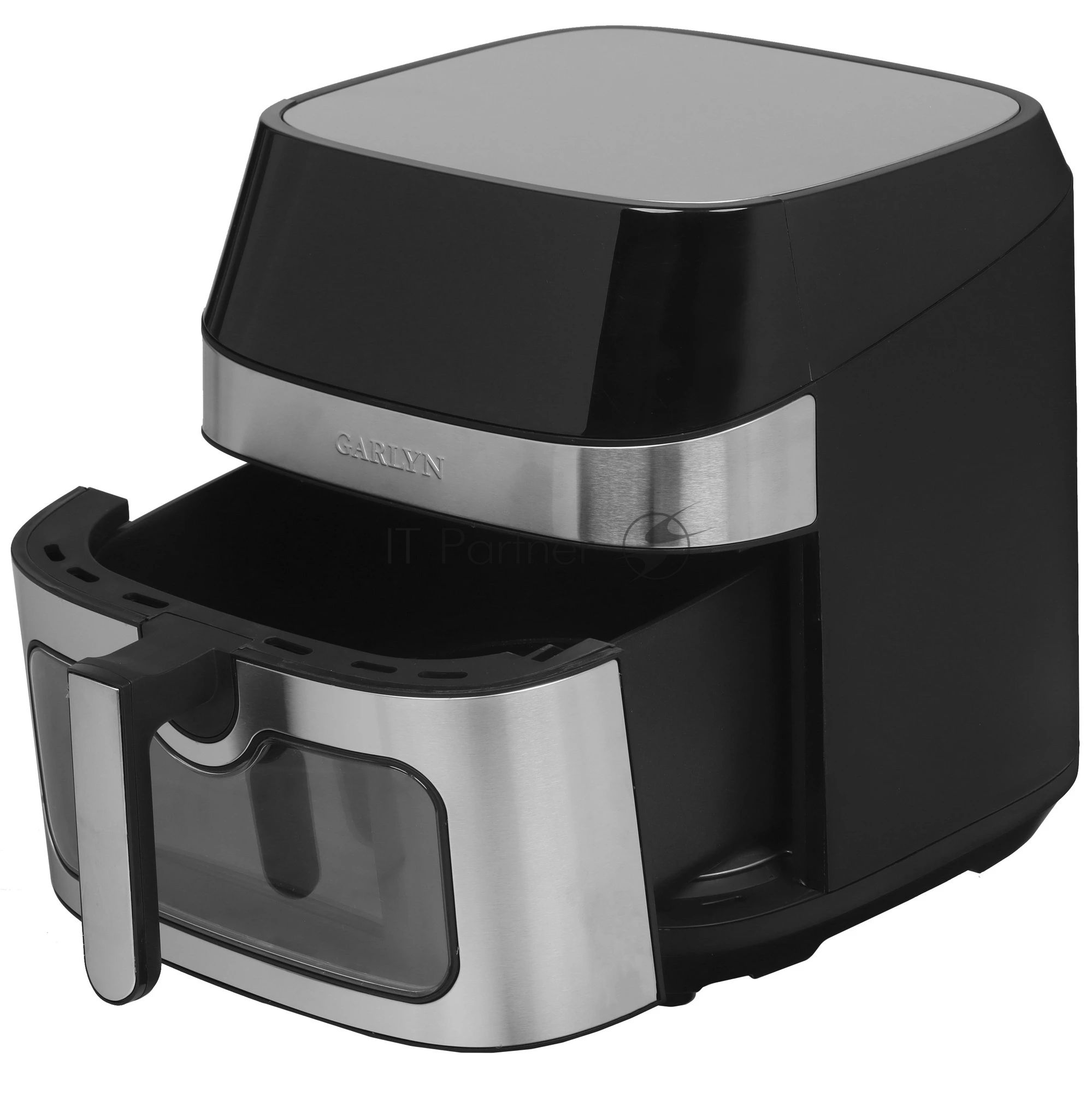 Аэрогриль Garlyn AG-1000 серебристый/черный, 2200 Вт, 8 л, сенсор, 10 программ