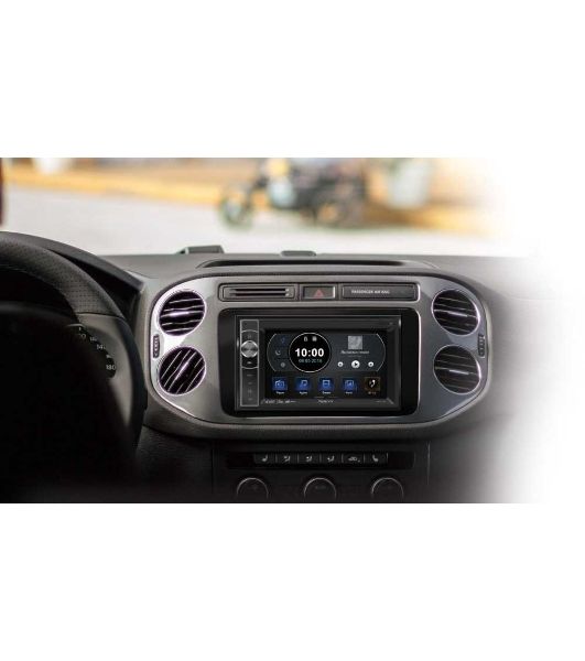 Автомагнитола Prology MPV-120, 2 DIN, 6.2", Bluetooth, USB Type-A, AUX, пульт ДУ