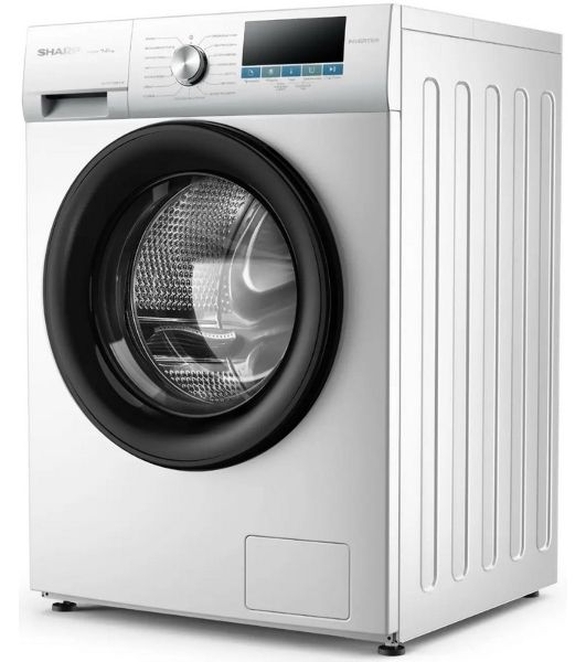 Стиральная машина Sharp ES-FSI812DLZ-W белый, загрузка фронтальная 8 кг, 1200 об/мин, класс A+++