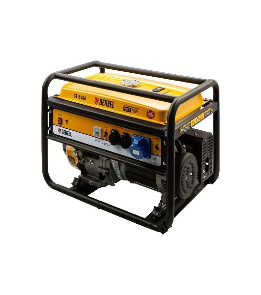 Электрогенератор бензиновый Denzel GE 8900, 8.5 кВт, 99 дБ, 86 кг