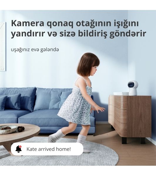 Камера AQARA Camera Hub G3/Камера+ управления/Управление жестами/Камера 360/2K 2304х1296p/Протокол связи:Zigbee/WiFi/Питание:USB-C/белый CH-H03