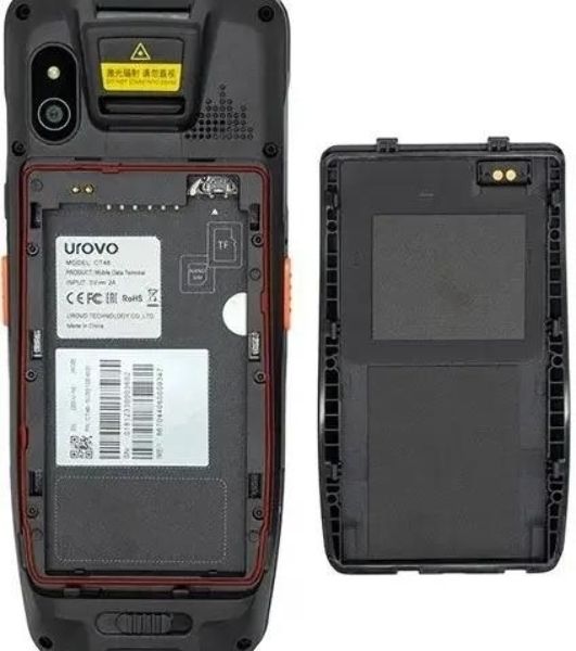 Терминал сбора данных Urovo CT48 2D Image Urovo SE2030, 4Gb/64Gb, Android 12, USB, Bluetooth, WiFi, NFC, USB Type-C, MicroSD, SIM, 2G, 3G, 4G, 4 " 480 x 800 pix