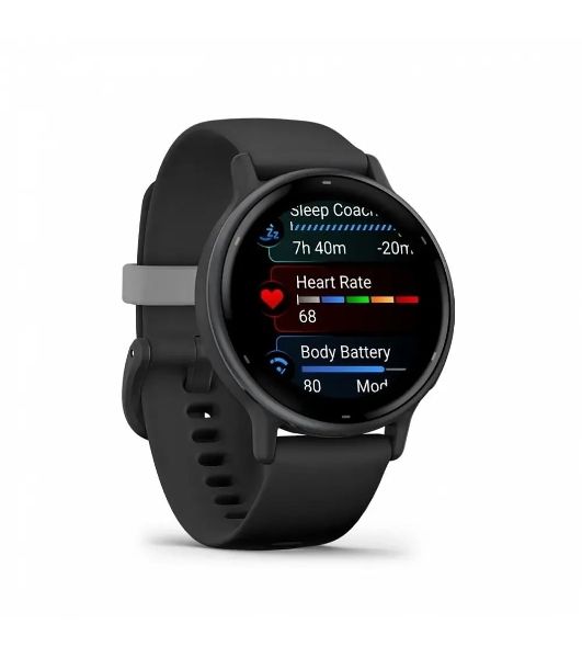 Умные часы Garmin Vivoactive 5, 1.2" AMOLED, 5G, Wi-Fi, Bluetooth, NFC, 5 ATM, черный