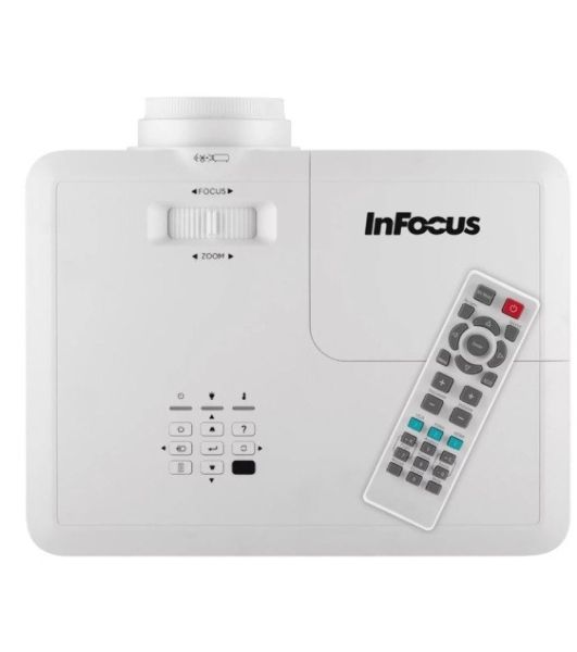 Проектор InFocus IN0061SL DLP, 4000 lm, 4K UHD (3840 x 2160),1000 000:1, 1.211.59:1, 2xHDMI 2.0, VGA in, 3.5mm in/out, S/PDIF, USB-A (питание), RS232, лампа 15 000ч.(ECO mode), 10W, 27дБ, 3,2 кг, БЕЛЫЙ