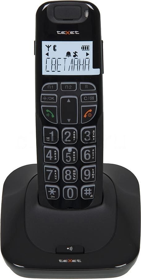 Радиотелефон teXet TX-D7505A черный