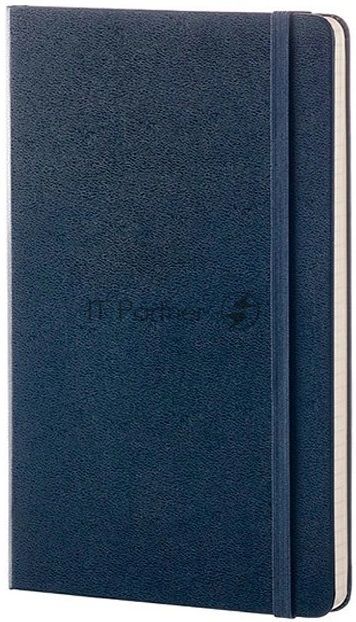 Блокнот Moleskine CLASSIC QP062B20 Large 130х210 мм, 240 страниц, нелинованный, твердая обложка, синий сапфир