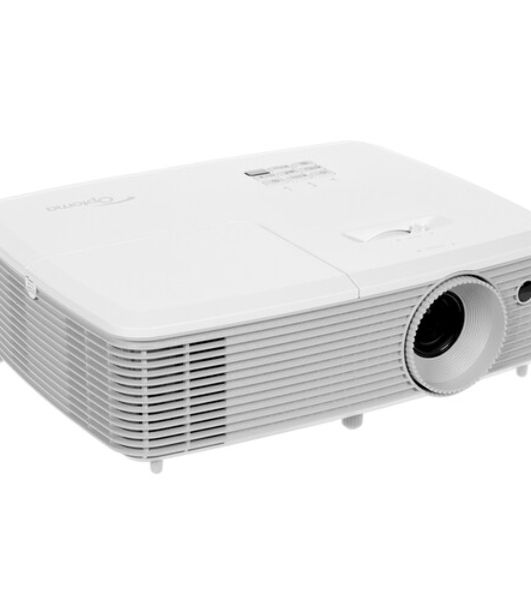 Лазерный проектор Optoma ZH400 DLP FullHD(1920*1080),4000 ANSI lm;300000:1;Zoom 1,1x;TR 1.4-1.62:1;HDMI x2; AudioOUT x1 Jack3.5мм; USB-A 1.5A; RS232; 15W mono; 32dB; 3kg белый (E9PD7KK01EZ14KD)