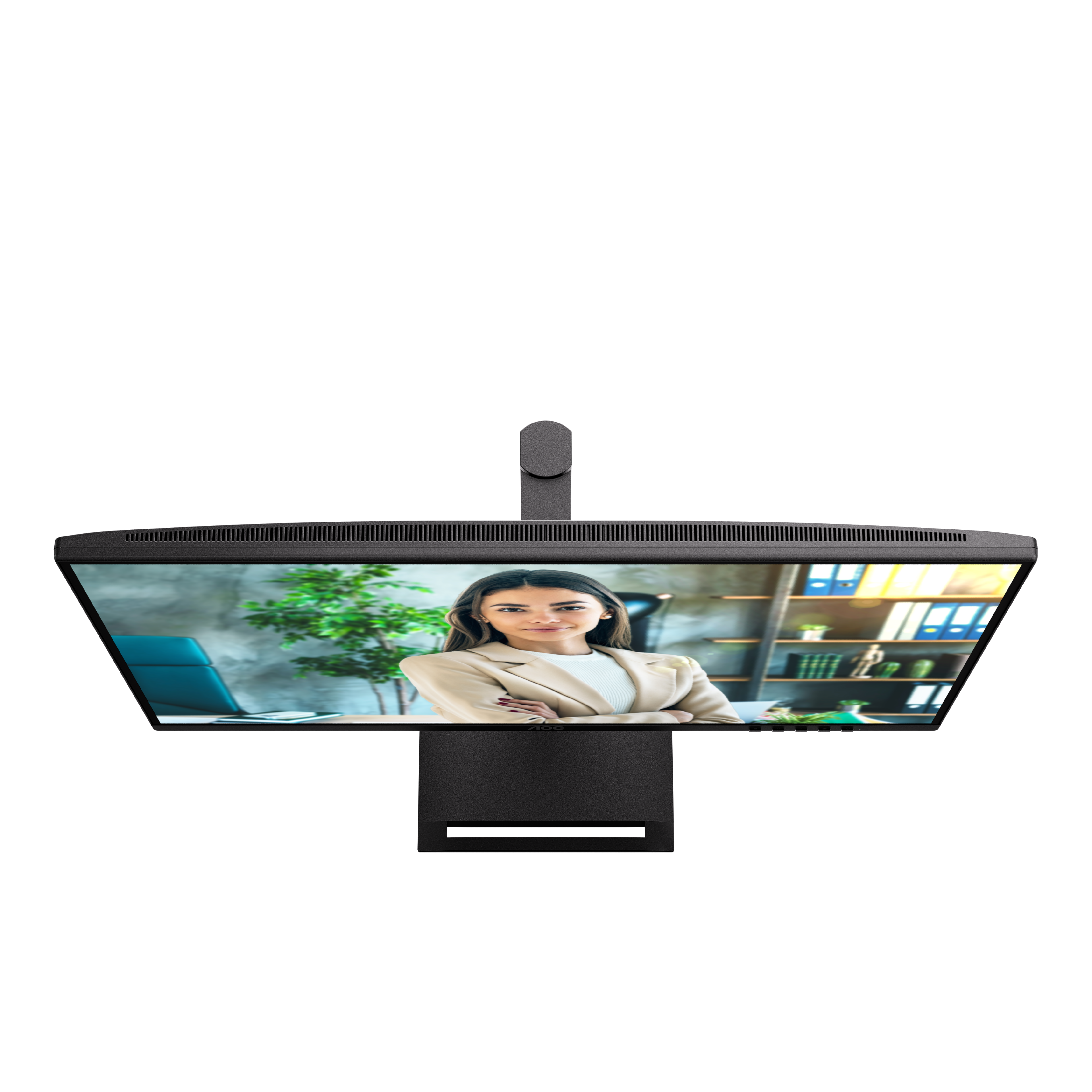 Монитор 27" AOC Q27P4U IPS 2560x1440, 120 Гц, 4 мс, 16:9, 350 кд/м², 2xHDMI 2.0, DP 1.2, USB-C (15 Вт PD), USB Hub (3x USB-A), 3.5 Jack, динамики (2x2 Вт), HDR10, Adaptive-Sync, черный