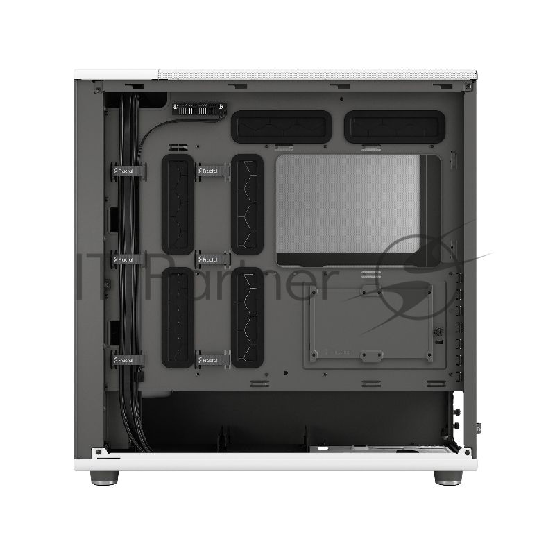 Компьютерный корпус без блока питания Fractal Design North XL, Full-Tower, 3x140мм, 2xUSB-A 3.2 + 1xUSB 3.2 Type-C E-ATX, ATX, mATX, mITX Wood panel, Chalk белый