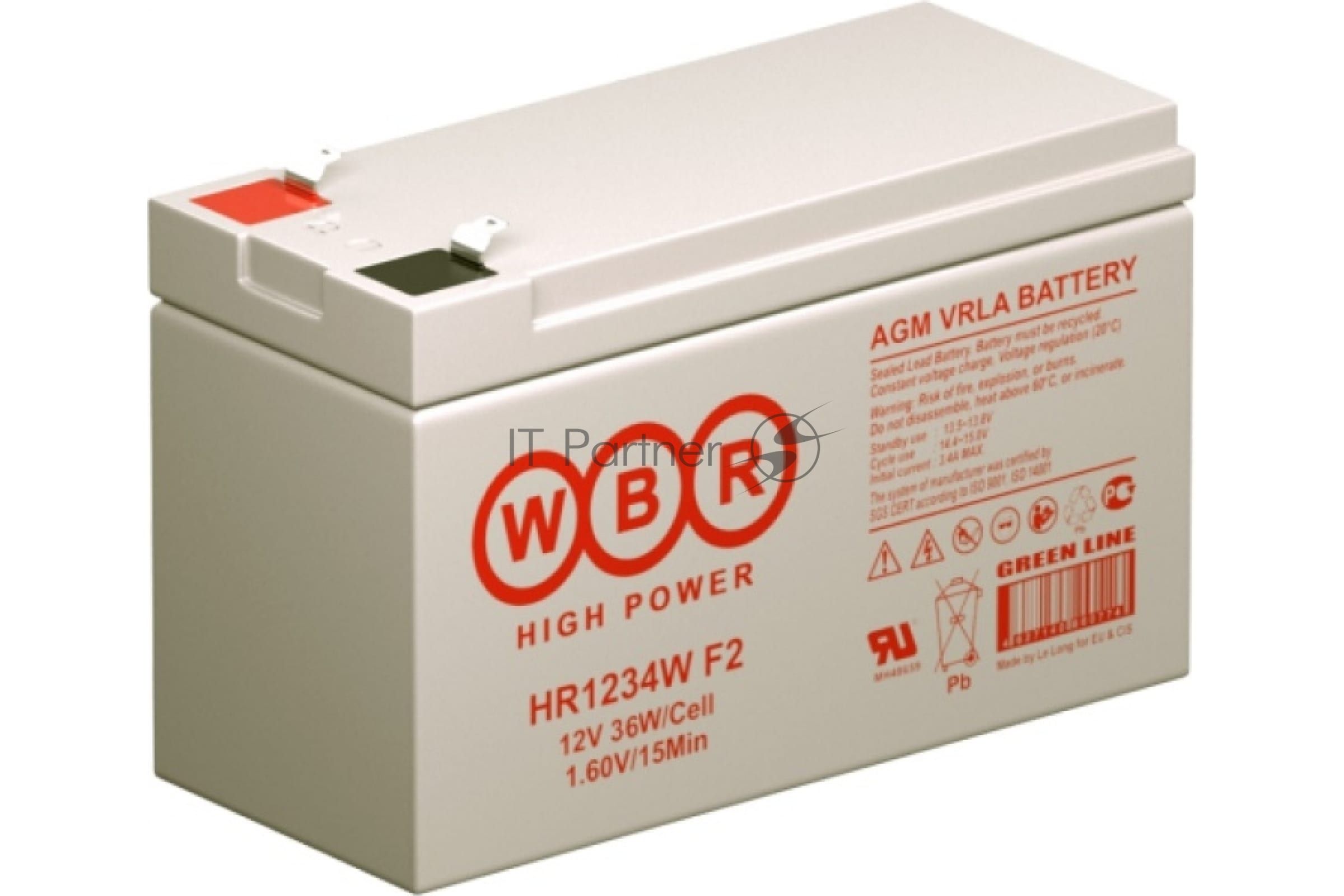 Батарея для ИБП WBR HR 1234W (12V 9Ah)