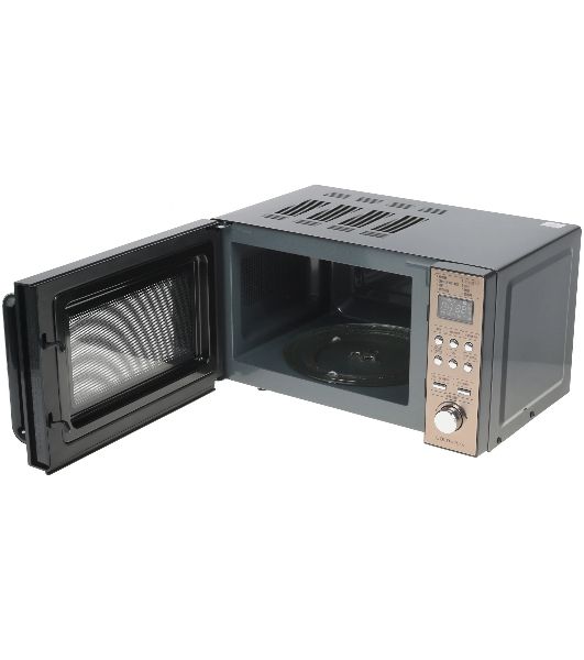 Микроволновая печь Centek CT-1584 черный/золотистый, 20 л, 700 Вт, переключатели - кнопки, поворотный механизм