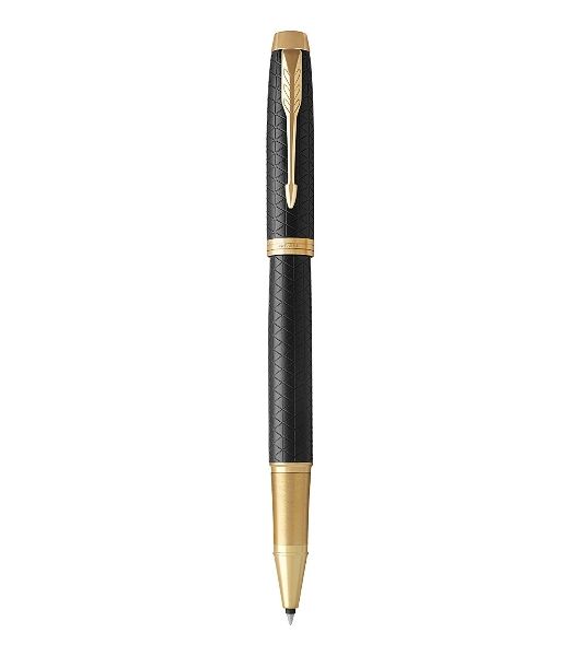 Ручка роллер Parker IM Premium T323 (CW1931660) Black GT, F, черные чернила, подарочная коробка
